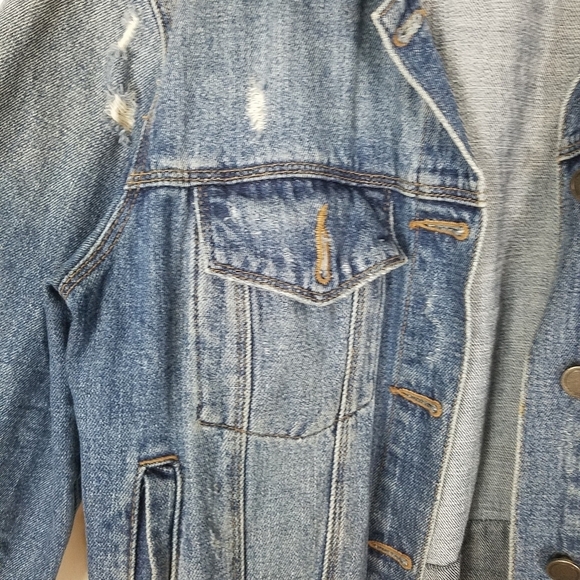 J.b.d distressed jean jacket - Picture 6 of 11